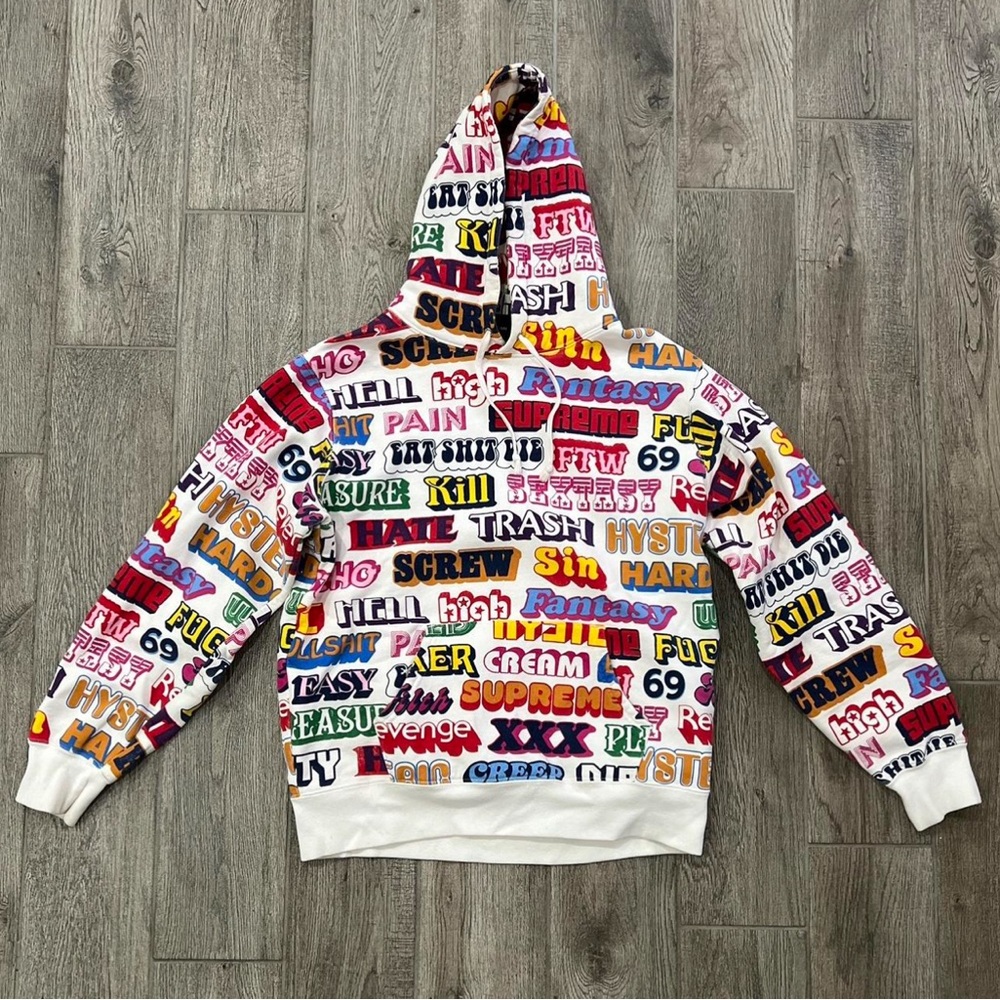 Supreme Hysteric Glamour Text Hoodie